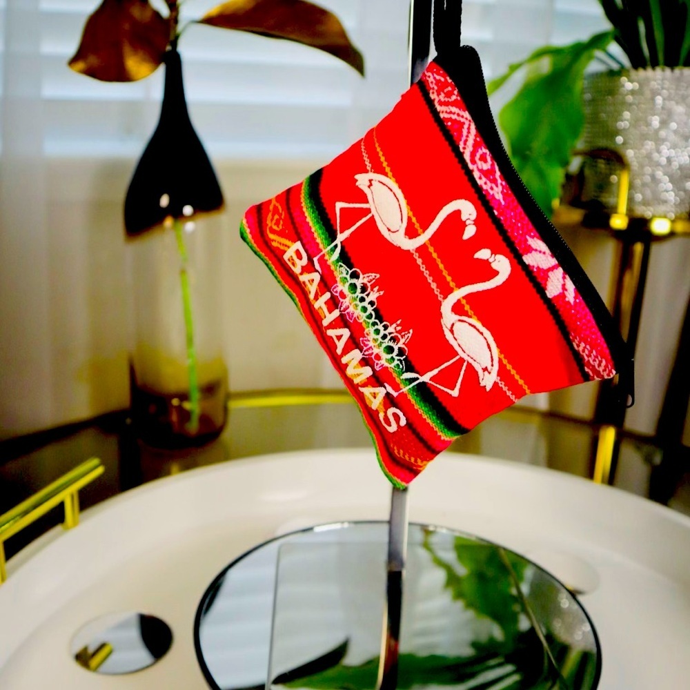 Colorful St.Thomas Souvenir Hand Wristlet